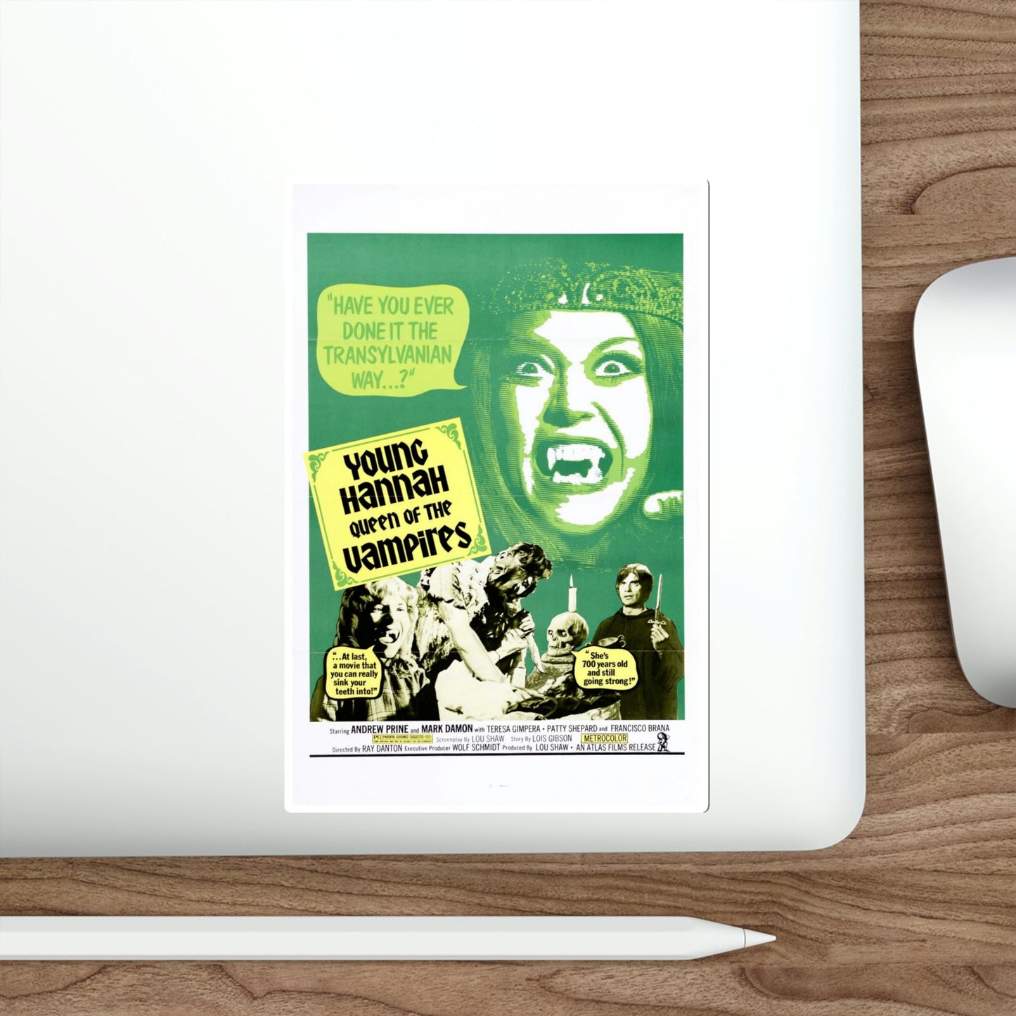 Crypt of the Living Dead 1973 Movie Poster STICKER Vinyl Die-Cut Decal-The Sticker Space