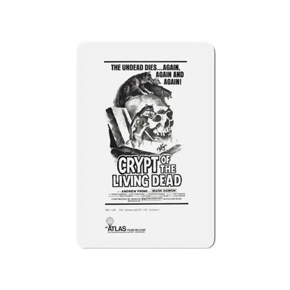 CRYPT OF THE LIVING DEAD (HANNAH QUEEN OF THE VAMPIRES) 1973 Movie Poster - Refrigerator Magnet 5 Inch - The Sticker Space