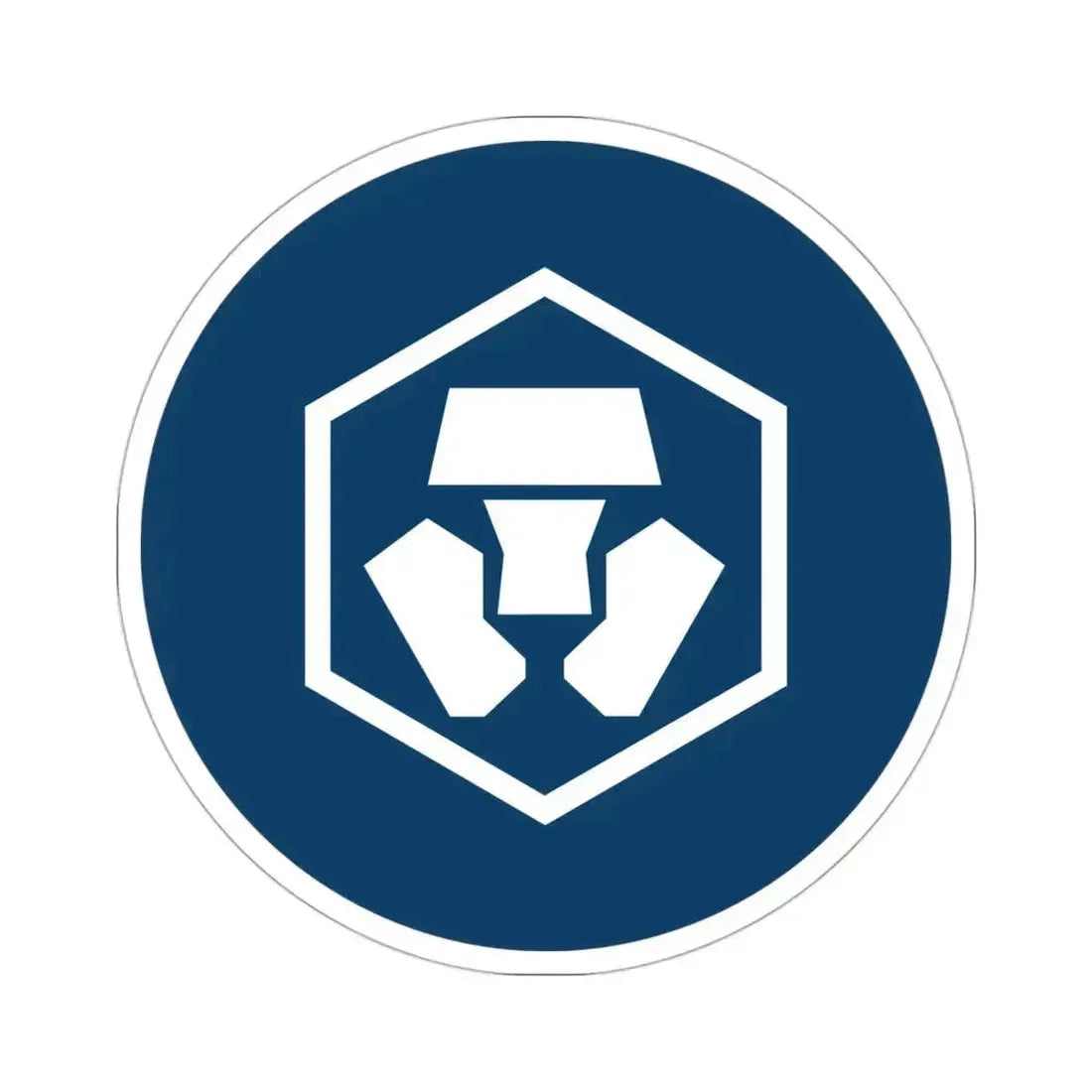 CRYPTO COM MCO (Cryptocurrency) STICKER Vinyl Die-Cut Decal 3 Inch - The Sticker Space