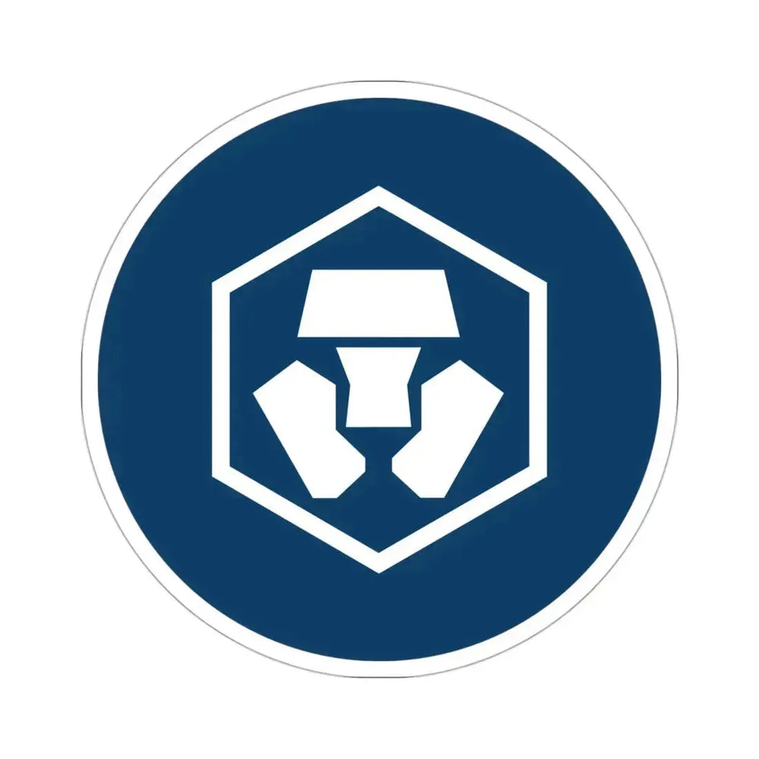 CRYPTO COM MCO (Cryptocurrency) STICKER Vinyl Die-Cut Decal 3 Inch - The Sticker Space