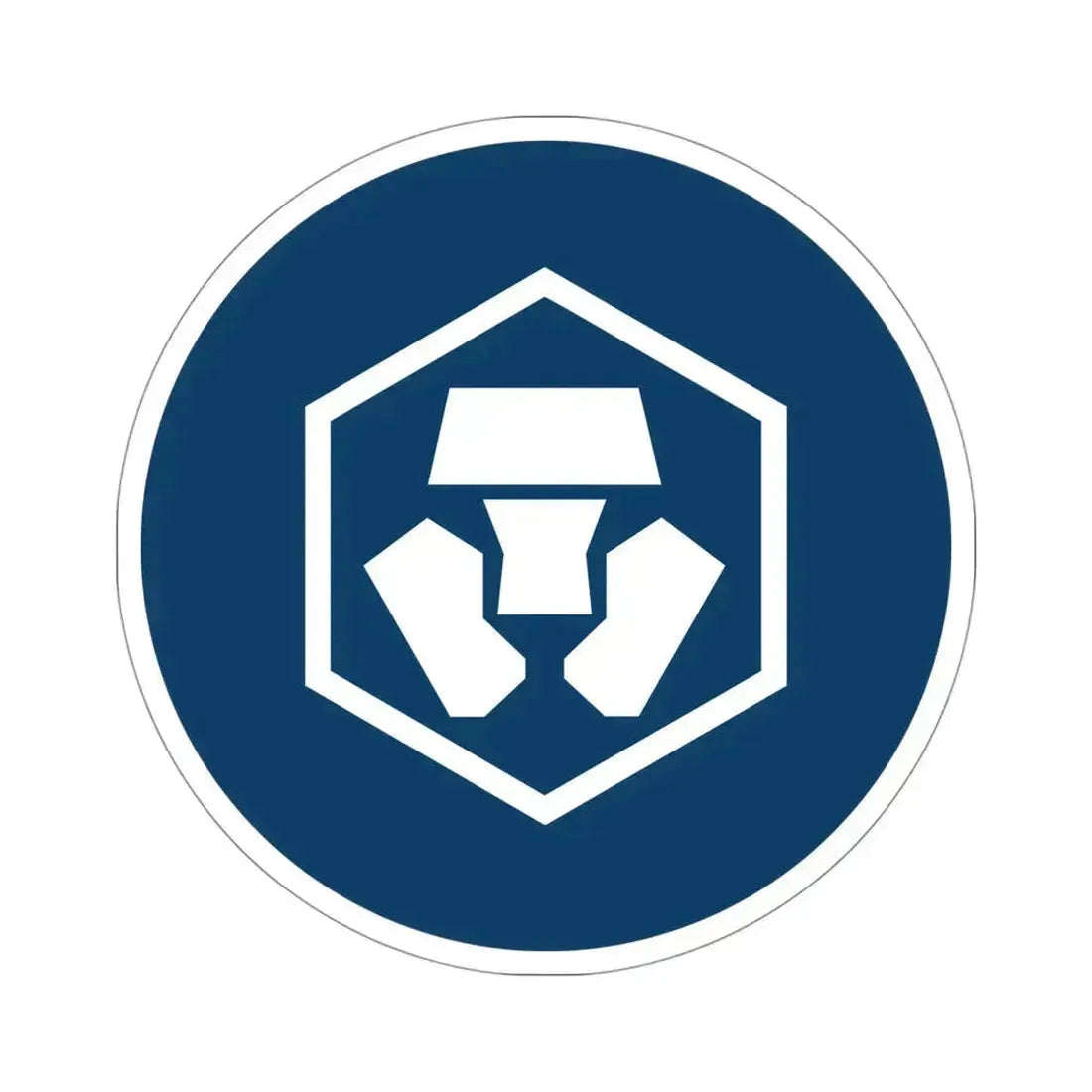CRYPTO COM MCO (Cryptocurrency) STICKER Vinyl Die-Cut Decal 4 Inch - The Sticker Space