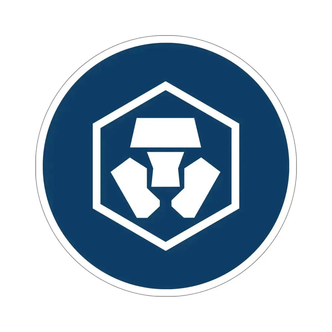 CRYPTO COM MCO (Cryptocurrency) STICKER Vinyl Die-Cut Decal 6 Inch - The Sticker Space