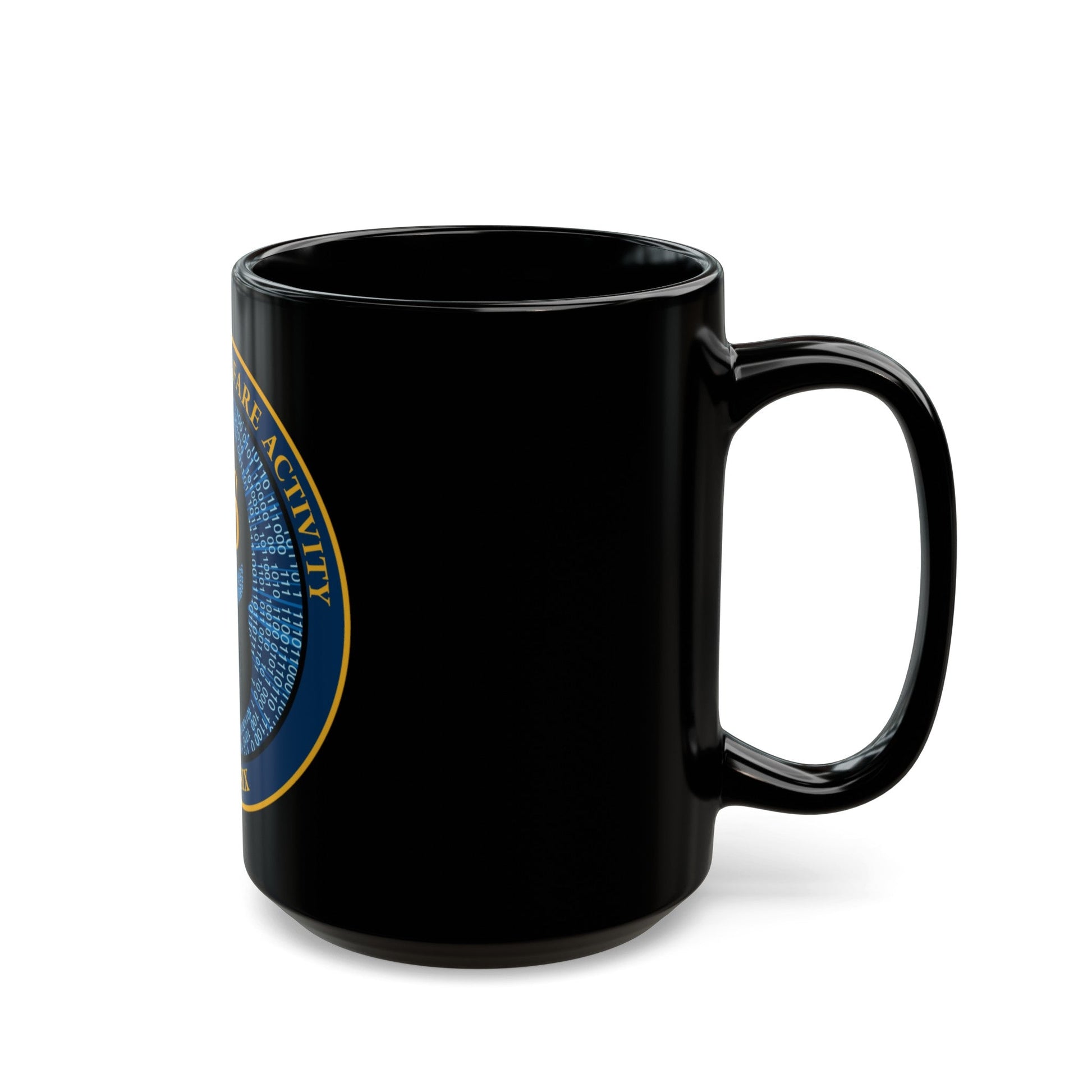 Cryptologic Warfare Activity 66 (U.S. Navy) Black Coffee Mug-The Sticker Space