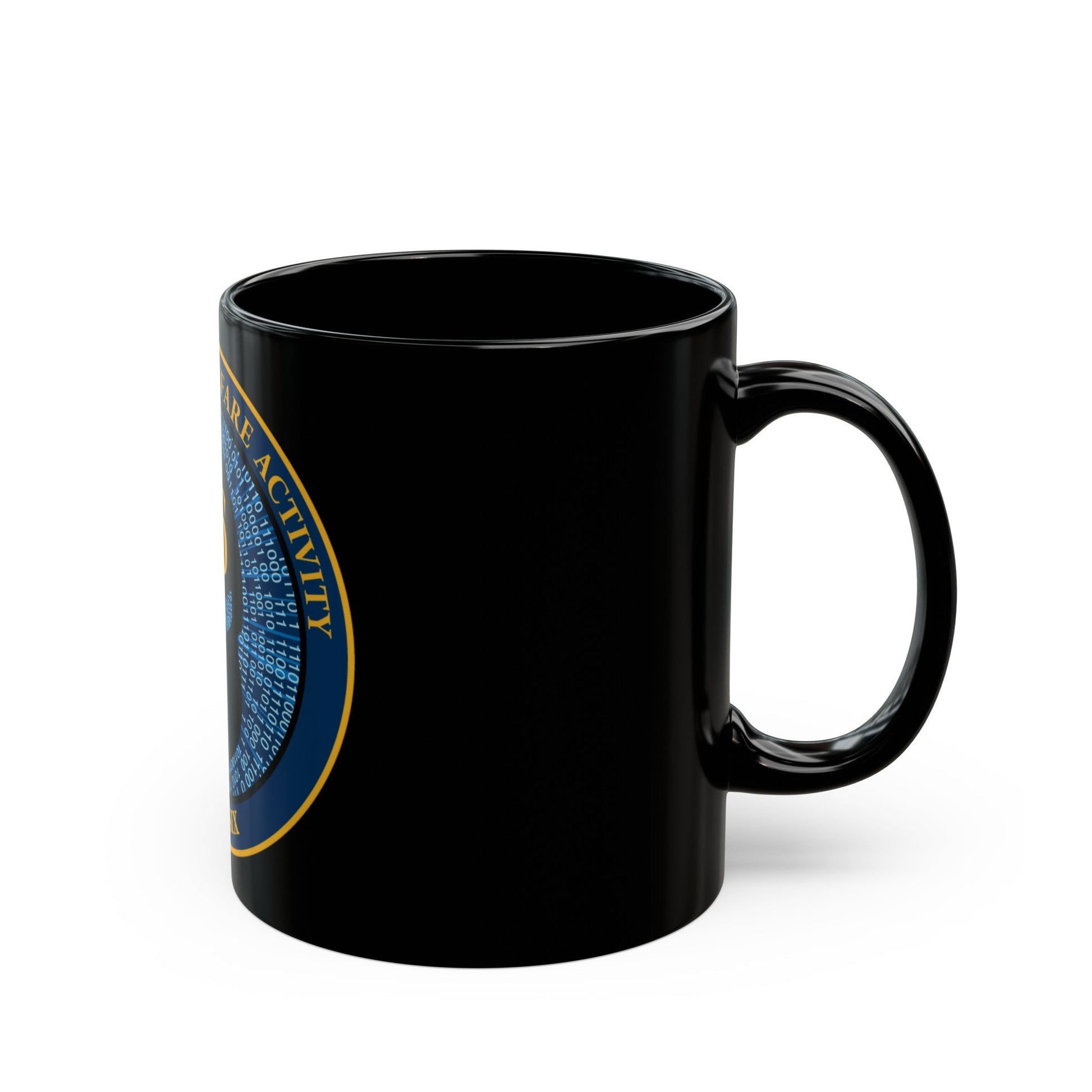 Cryptologic Warfare Activity 66 (U.S. Navy) Black Coffee Mug-The Sticker Space