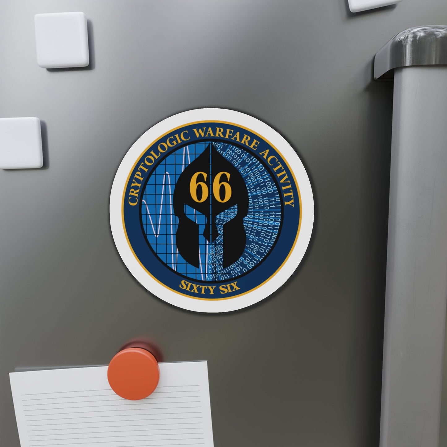 Cryptologic Warfare Activity 66 (U.S. Navy) Die-Cut Magnet-The Sticker Space