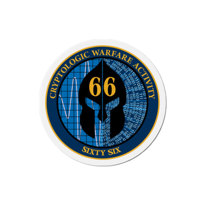 Cryptologic Warfare Activity 66 (U.S. Navy) Die-Cut Magnet-The Sticker Space