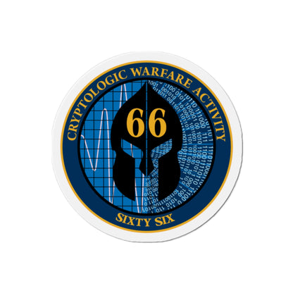 Cryptologic Warfare Activity 66 (U.S. Navy) Die-Cut Magnet-The Sticker Space