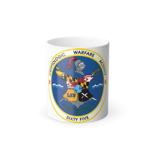 Cryptologic Warfare Activity Sixty Five (U.S. Navy) Color Changing Mug 11oz-11oz-The Sticker Space