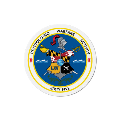 Cryptologic Warfare Activity Sixty Five (U.S. Navy) Die-Cut Magnet-3" x 3"-The Sticker Space