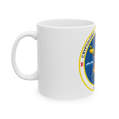 Cryptologic Warfare Activity Sixty Five (U.S. Navy) White Coffee Mug-The Sticker Space