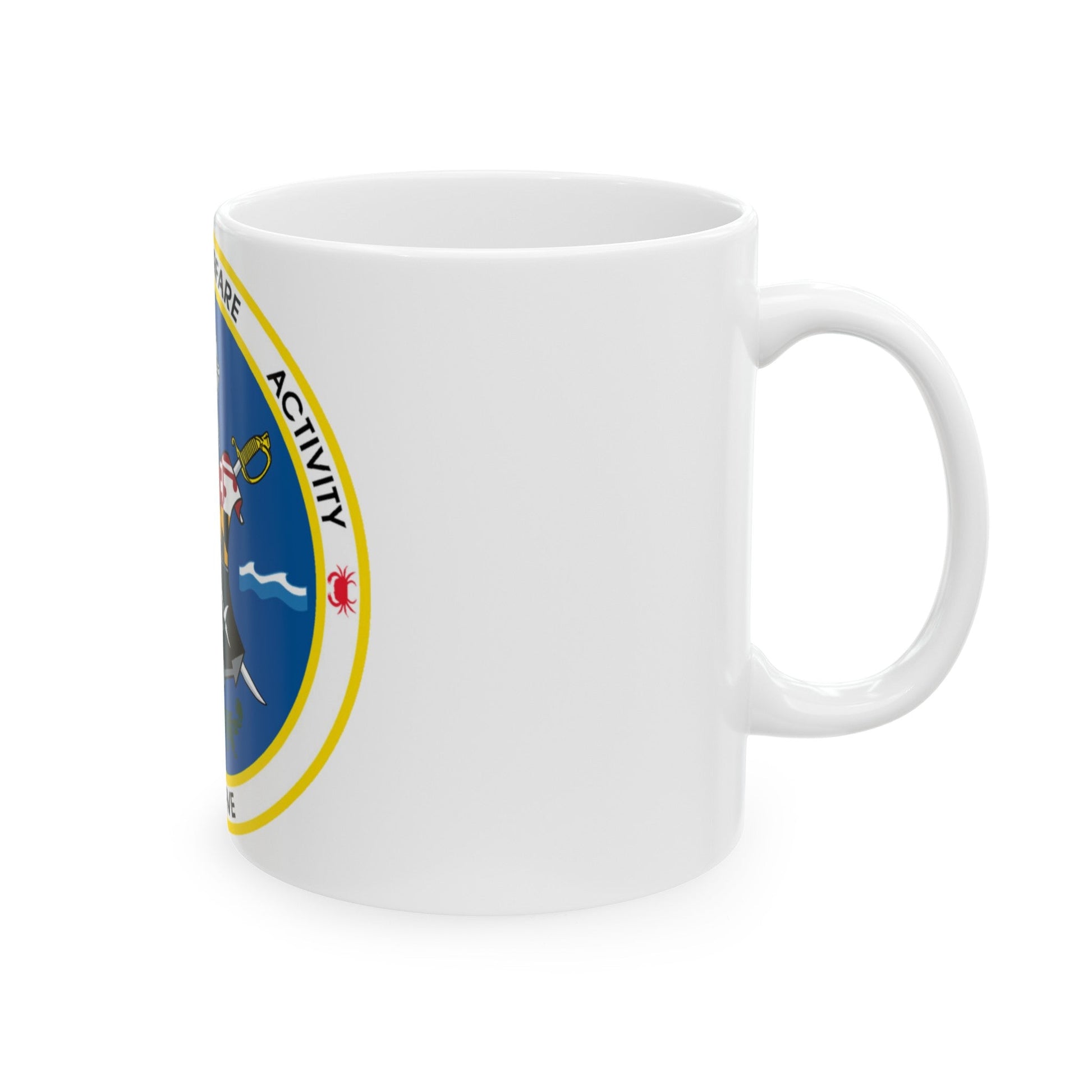 Cryptologic Warfare Activity Sixty Five (U.S. Navy) White Coffee Mug-The Sticker Space