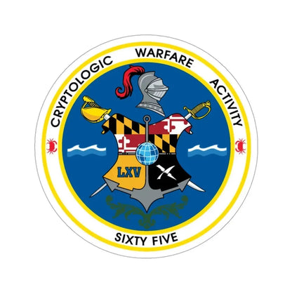 Cryptologic Warfare Activity Sixty Five (U.S. Navy) STICKER Vinyl Die-Cut Decal 3 Inch - The Sticker Space