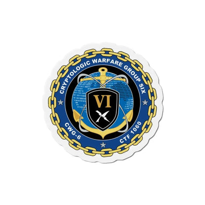 Cryptologic Warfare Group Six CWG 6 CTF 1060 (U.S. Navy) Refrigerator Magnet - The Sticker Space