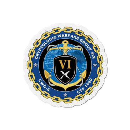 Cryptologic Warfare Group Six CWG 6 CTF 1060 (U.S. Navy) Refrigerator Magnet - The Sticker Space
