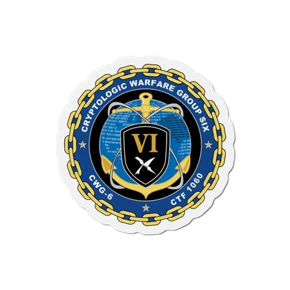 Cryptologic Warfare Group Six CWG 6 CTF 1060 (U.S. Navy) Refrigerator Magnet - The Sticker Space