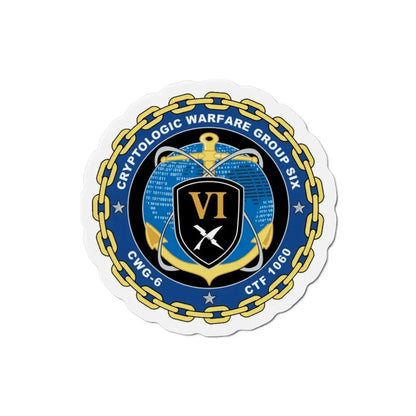 Cryptologic Warfare Group Six CWG 6 CTF 1060 (U.S. Navy) Refrigerator Magnet - The Sticker Space