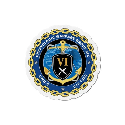 Cryptologic Warfare Group Six CWG 6 CTF 1060 (U.S. Navy) Refrigerator Magnet - The Sticker Space