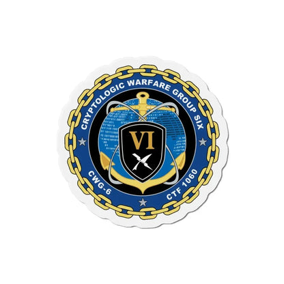 Cryptologic Warfare Group Six CWG 6 CTF 1060 (U.S. Navy) Refrigerator Magnet - The Sticker Space