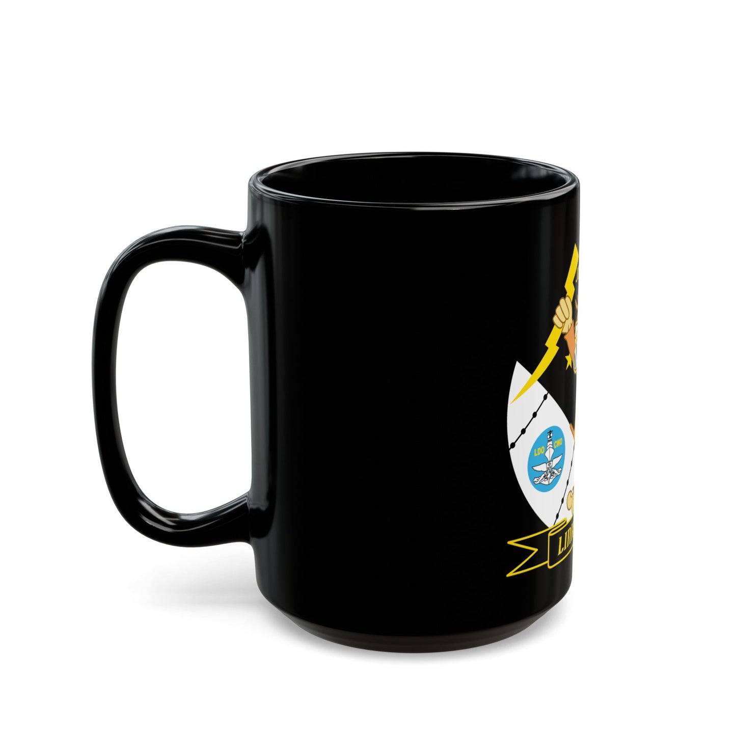 CSCS JICO Center for Surface Combat Systems Joint Interface Control Officer (U.S. Navy) Black Coffee Mug-The Sticker Space