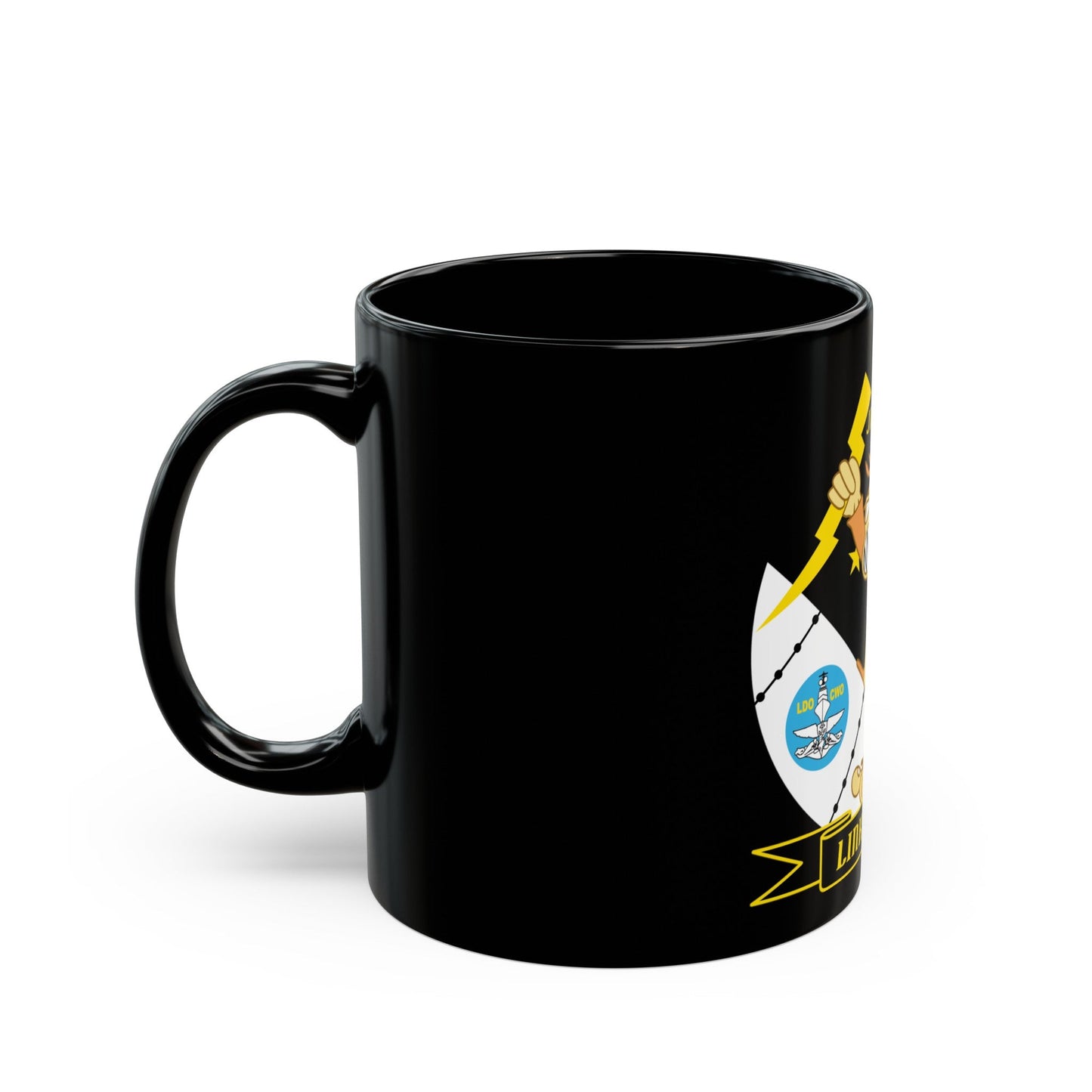 CSCS JICO Center for Surface Combat Systems Joint Interface Control Officer (U.S. Navy) Black Coffee Mug-The Sticker Space