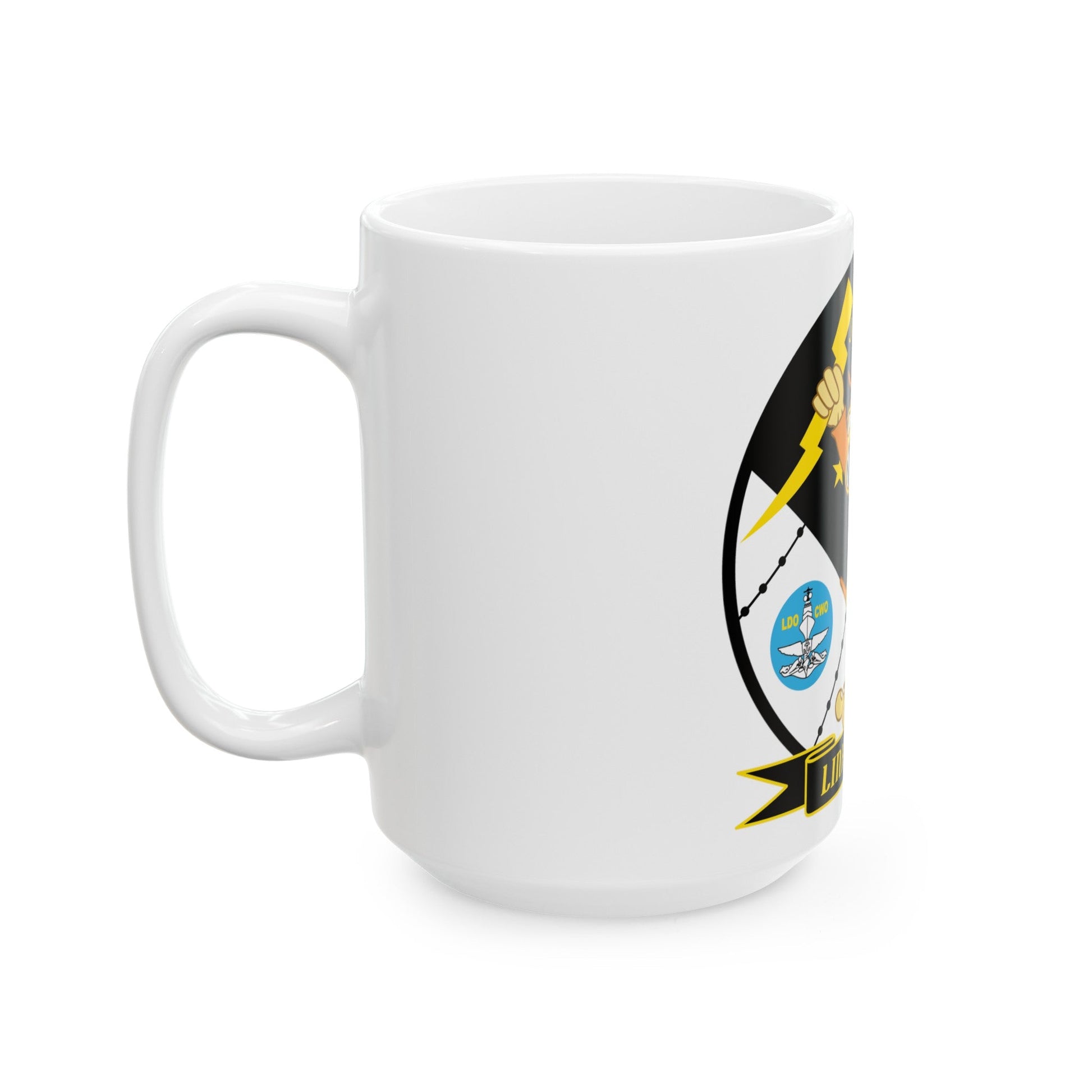 CSCS JICO Center for Surface Combat Systems Joint Interface Control Officer (U.S. Navy) White Coffee Mug-The Sticker Space