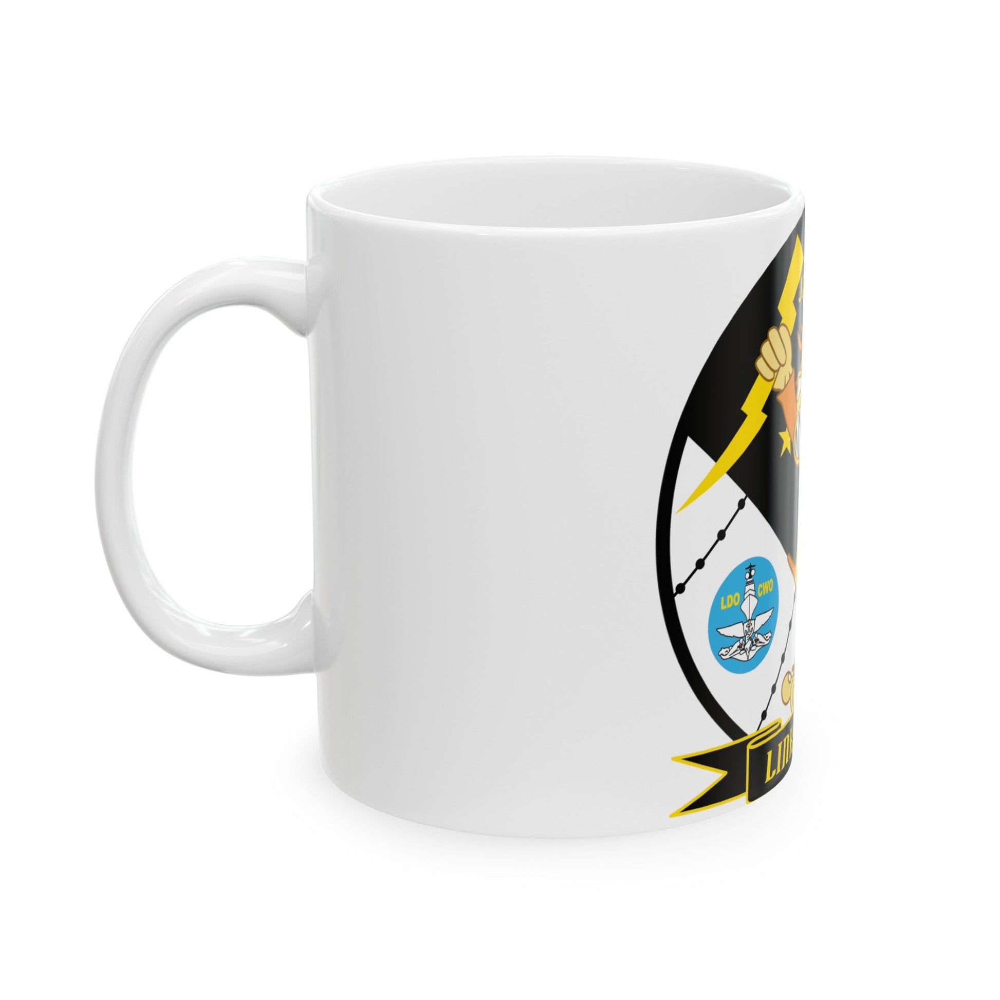 CSCS JICO Center for Surface Combat Systems Joint Interface Control Officer (U.S. Navy) White Coffee Mug-The Sticker Space