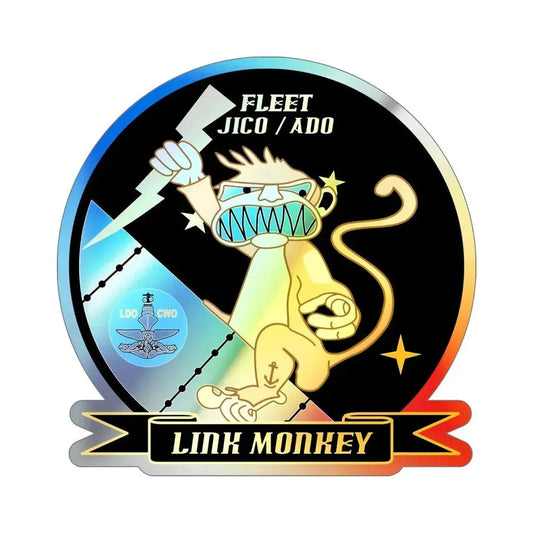 CSCS JICO Center for Surface Combat Systems Joint Interface Control Officer (U.S. Navy) Holographic STICKER Die-Cut Vinyl Decal 6 Inch Holographic - The Sticker Space