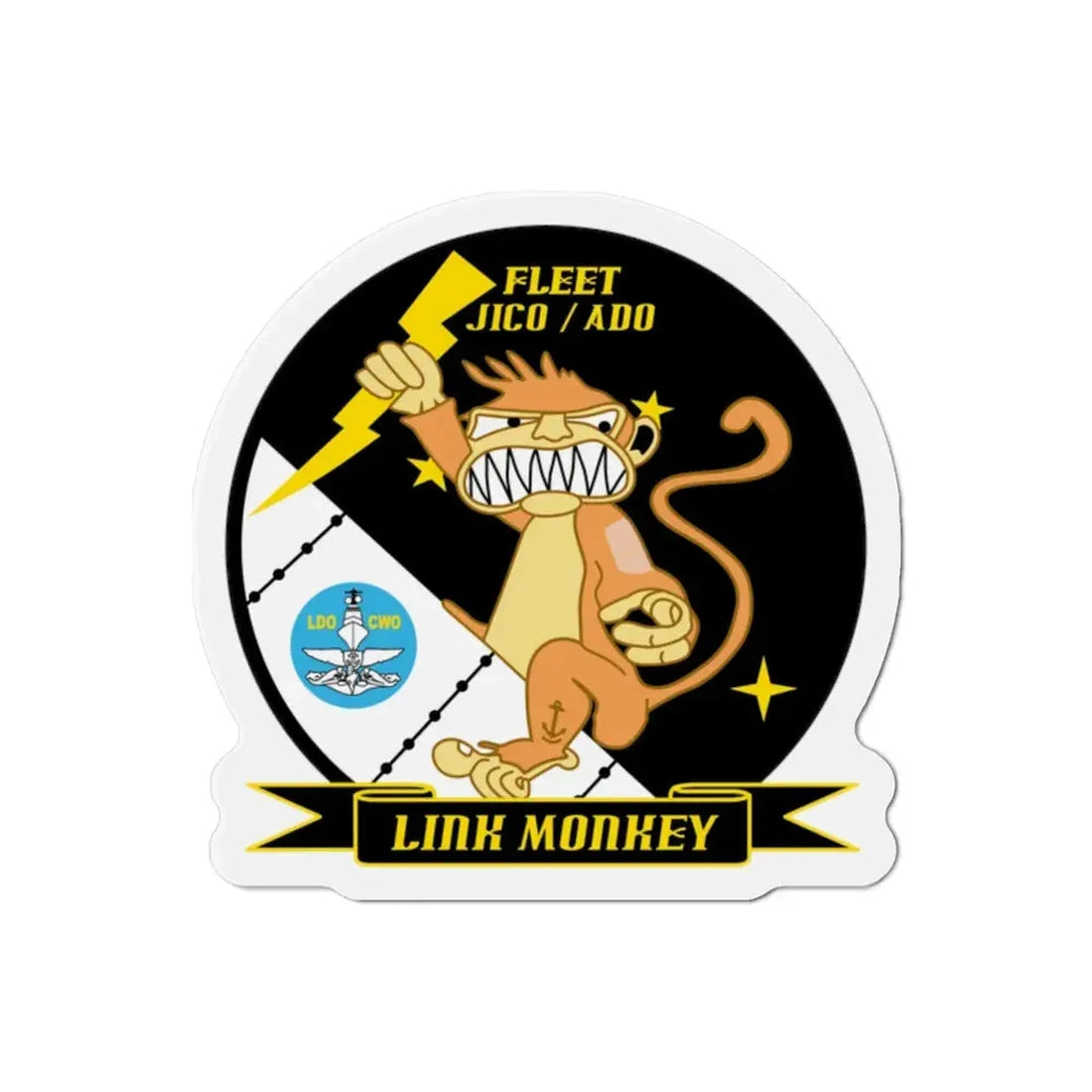 CSCS JICO Center for Surface Combat Systems Joint Interface Control Officer (U.S. Navy) Refrigerator Magnet 2 Inch - The Sticker Space