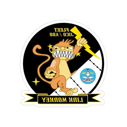 CSCS JICO Center for Surface Combat Systems Joint Interface Control Officer (U.S. Navy) REVERSE PRINT Transparent Die-Cut STICKER 3 Inch Die-Cut Transparent - The Sticker Space