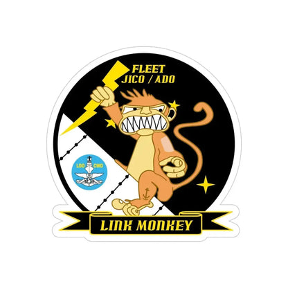 CSCS JICO Center for Surface Combat Systems Joint Interface Control Officer (U.S. Navy) Transparent STICKER Die-Cut Vinyl Decal 4 Inch Transparent - The Sticker Space