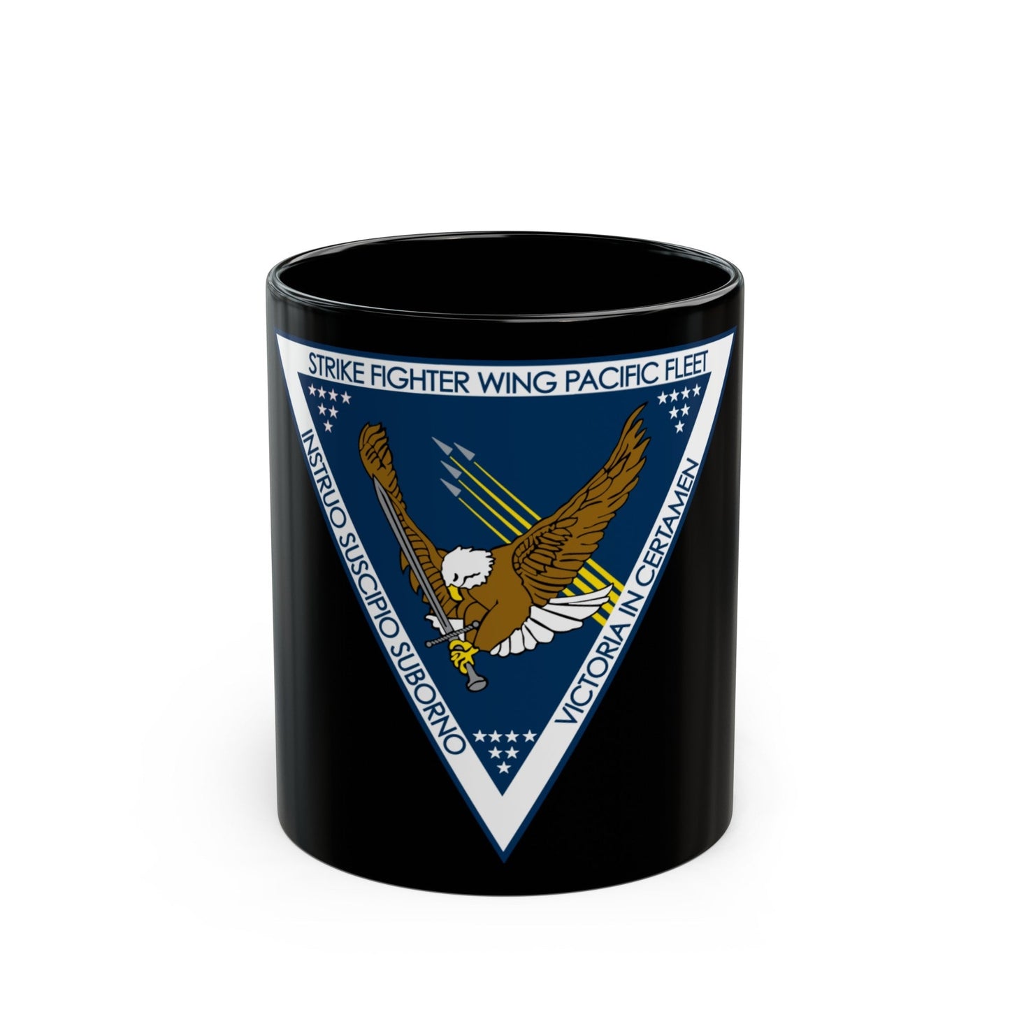 CSFWP strike fighter wing pacific (U.S. Navy) Black Coffee Mug-11oz-The Sticker Space