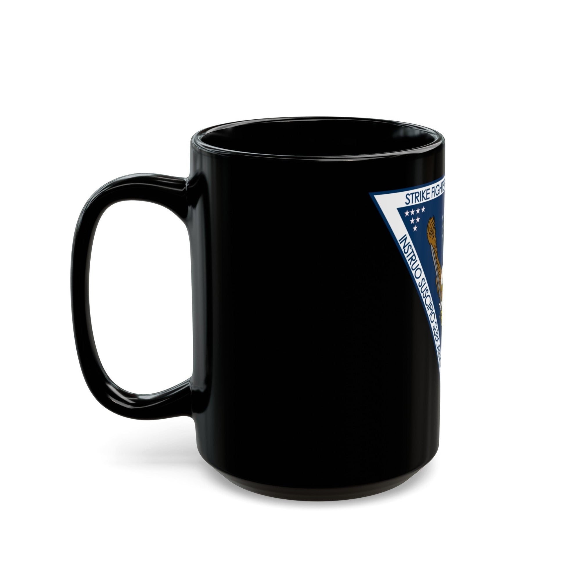 CSFWP strike fighter wing pacific (U.S. Navy) Black Coffee Mug-The Sticker Space