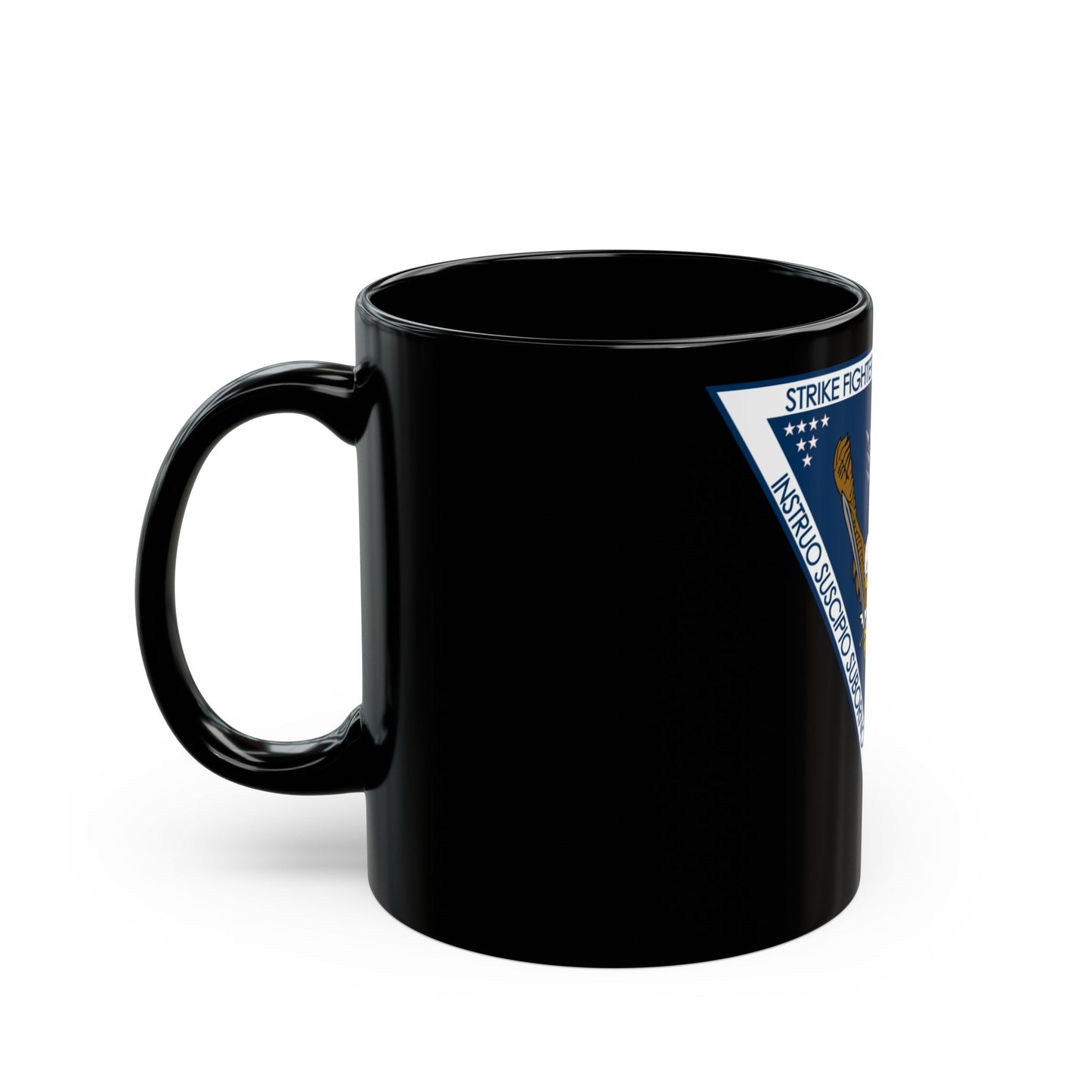 CSFWP strike fighter wing pacific (U.S. Navy) Black Coffee Mug-The Sticker Space