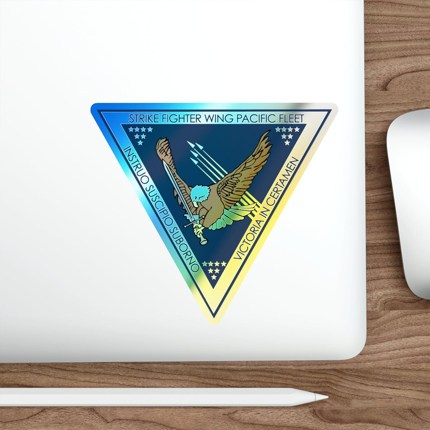 CSFWP Strike Fighter Wing Pacific (U.S. Navy) Holographic STICKER Die-Cut Vinyl Decal-The Sticker Space