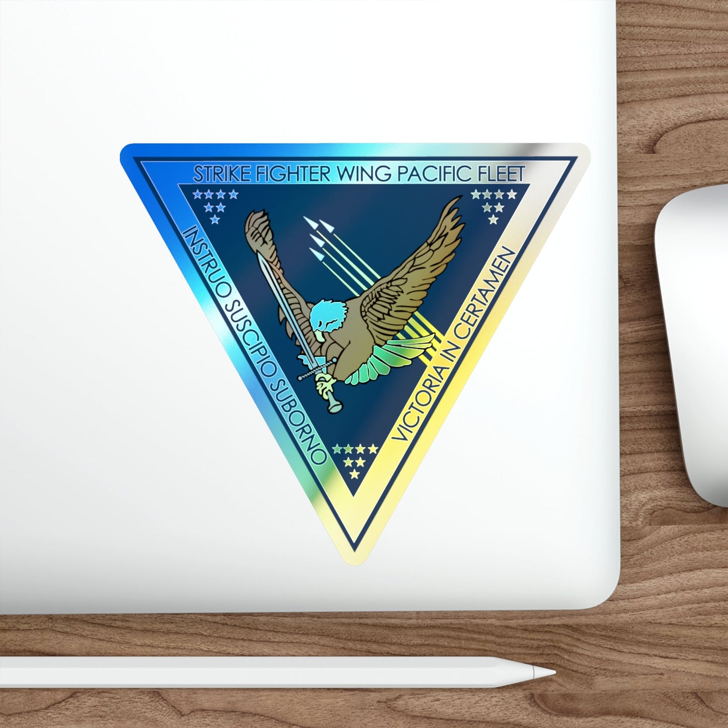 CSFWP Strike Fighter Wing Pacific (U.S. Navy) Holographic STICKER Die-Cut Vinyl Decal-The Sticker Space