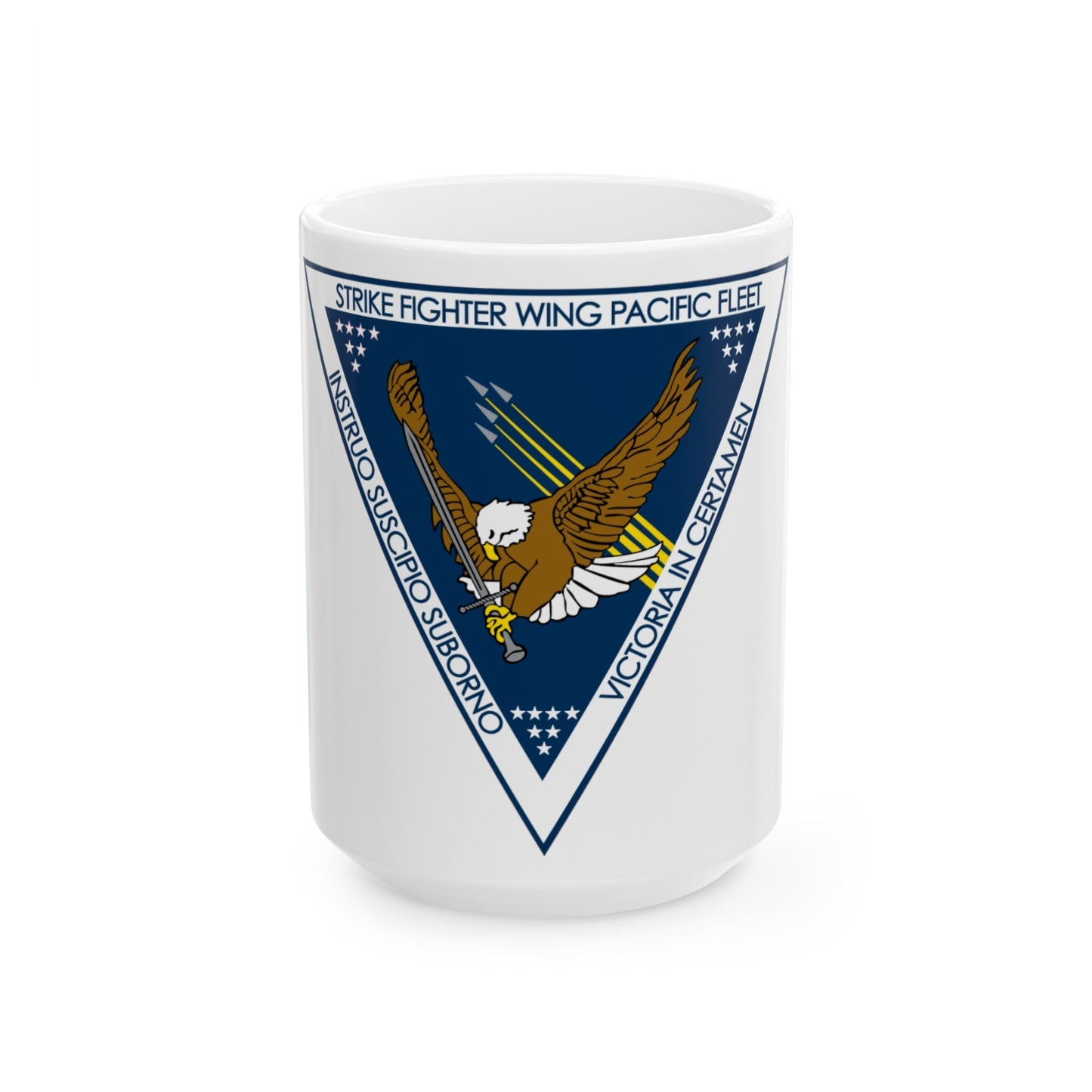 CSFWP strike fighter wing pacific (U.S. Navy) White Coffee Mug-15oz-The Sticker Space