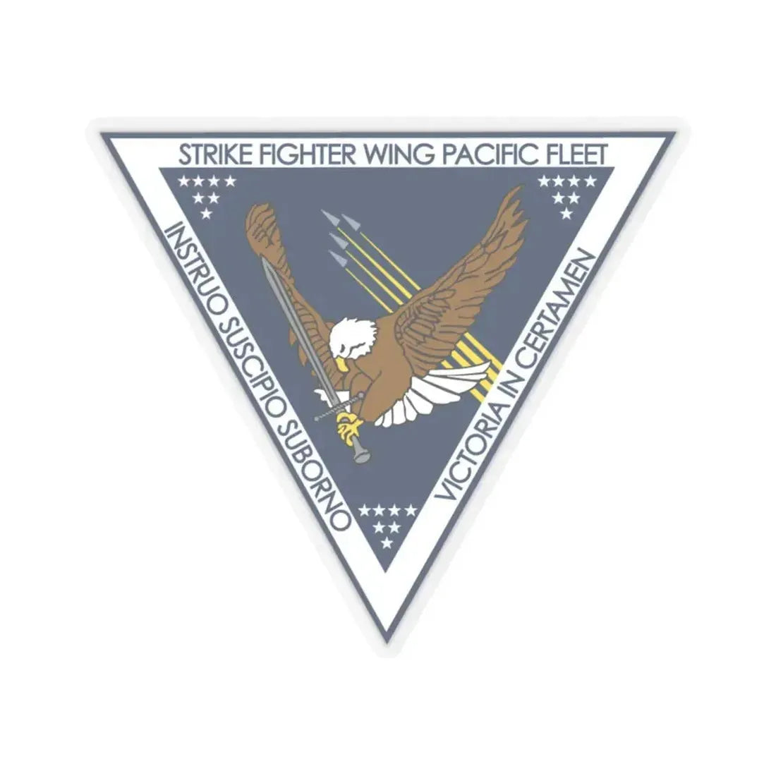 CSFWP strike fighter wing pacific (U.S. Navy) STICKER Vinyl Kiss-Cut Decal 6 Inch Transparent - The Sticker Space