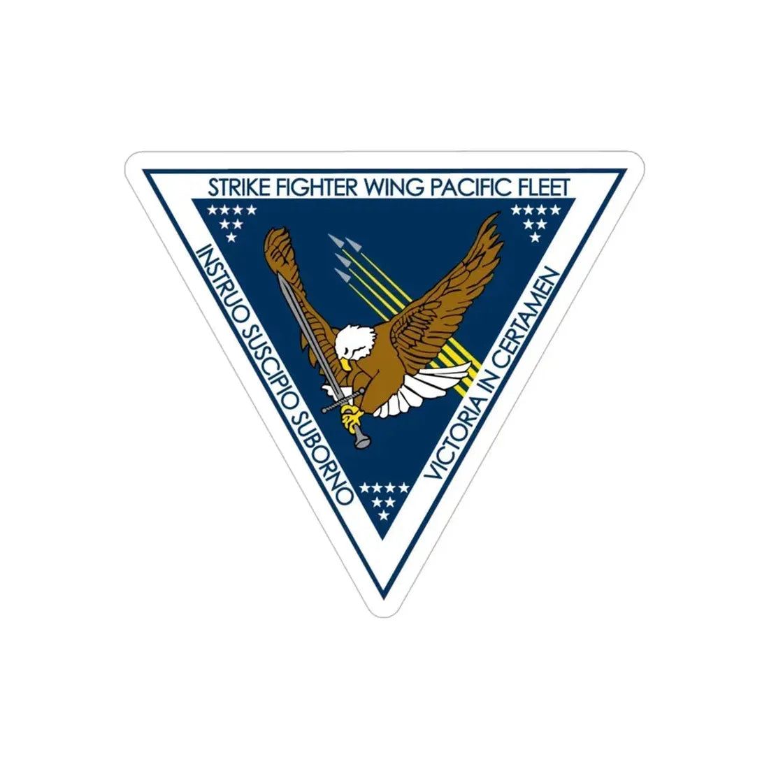 CSFWP Strike Fighter Wing Pacific (U.S. Navy) Transparent STICKER Die-Cut Vinyl Decal 6 Inch Transparent - The Sticker Space