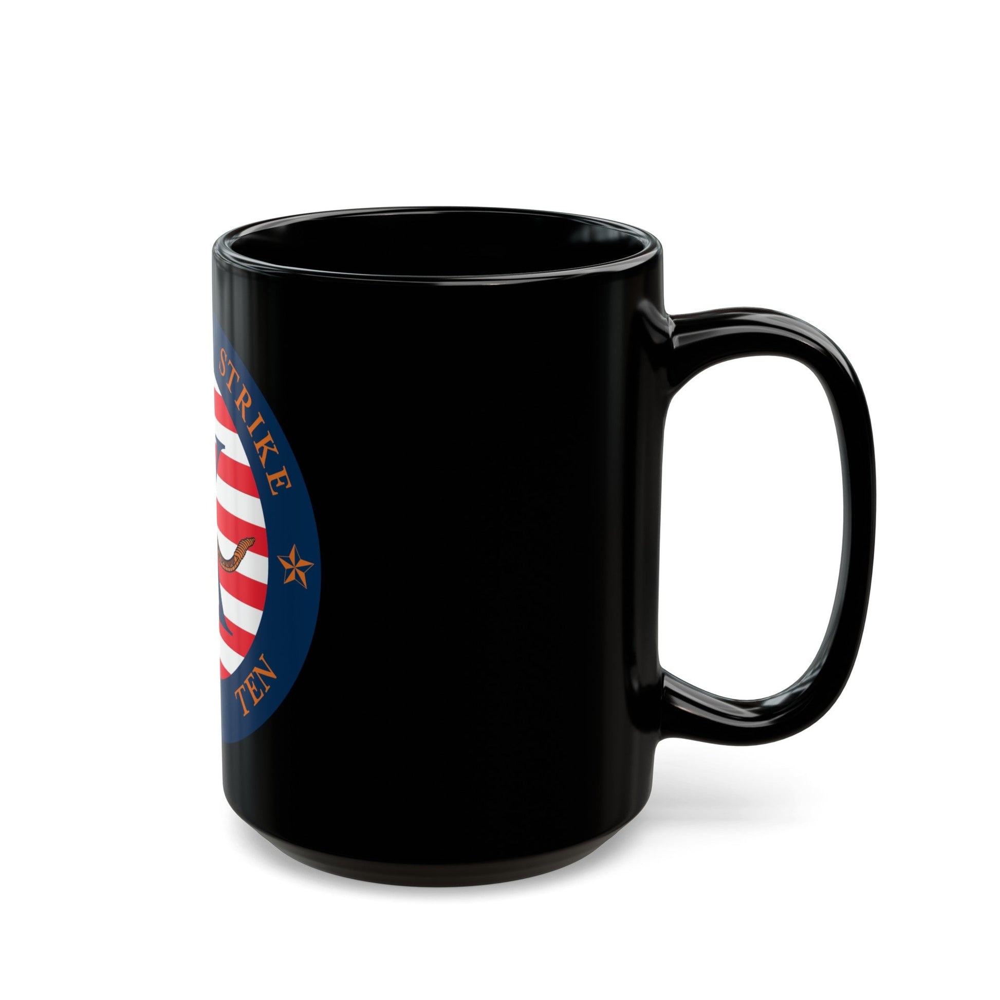 CSG 10 (U.S. Navy) Black Coffee Mug-The Sticker Space