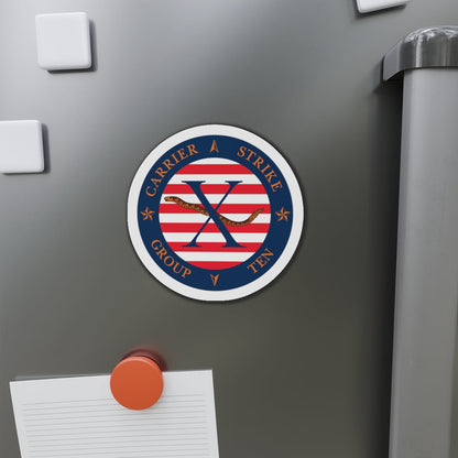 CSG 10 (U.S. Navy) Die-Cut Magnet-The Sticker Space