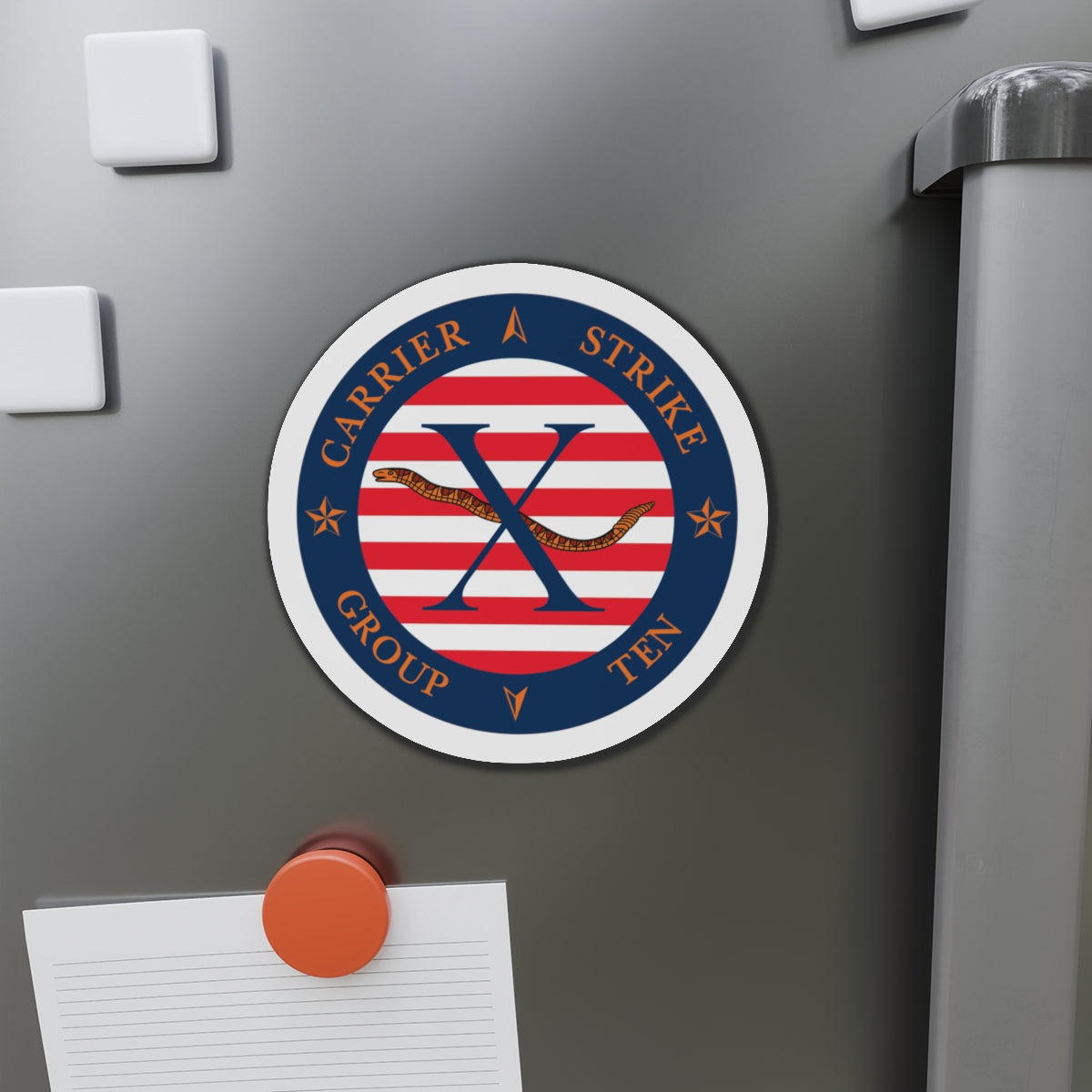 CSG 10 (U.S. Navy) Die-Cut Magnet-The Sticker Space