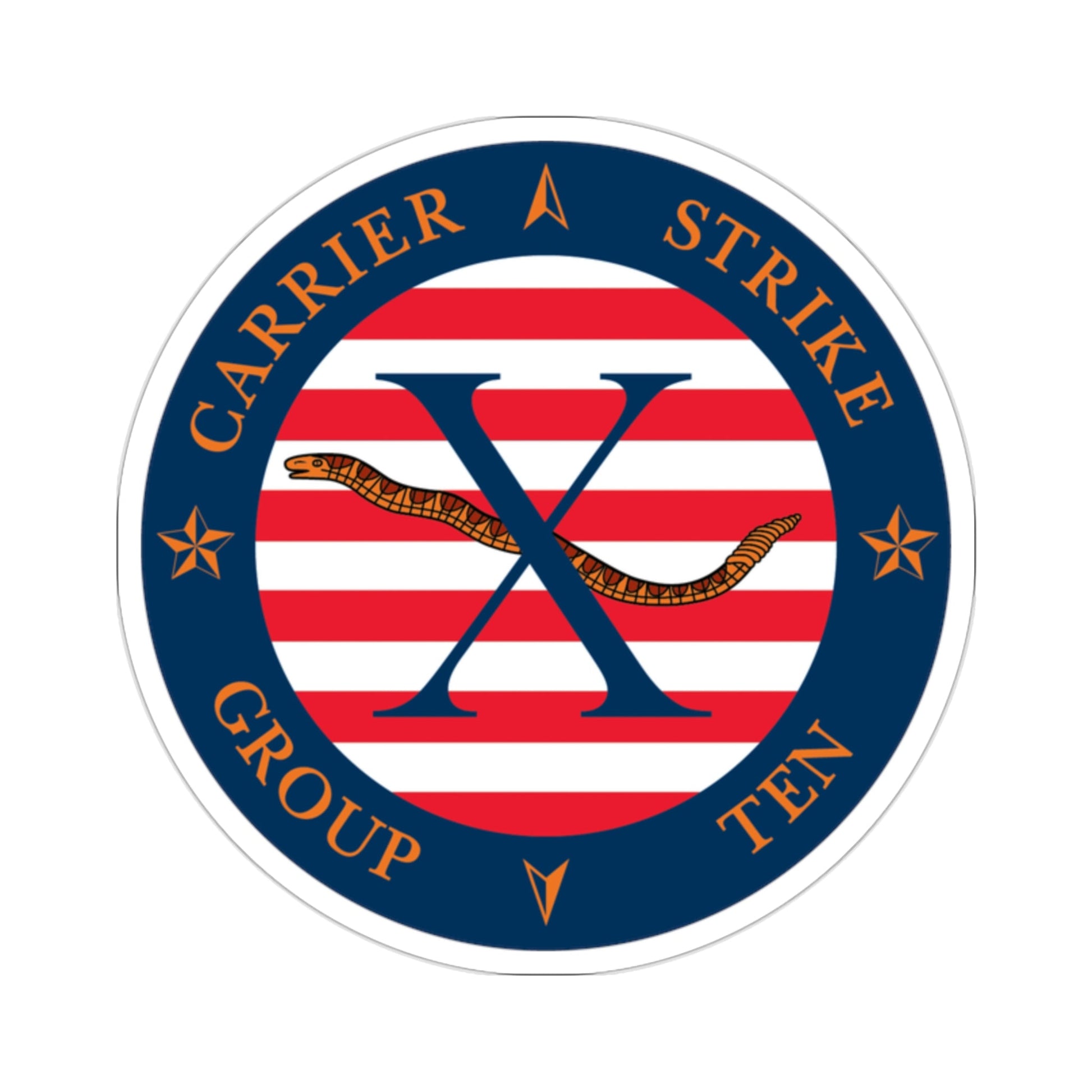 CSG 10 (U.S. Navy) STICKER Vinyl Die-Cut Decal-2 Inch-The Sticker Space