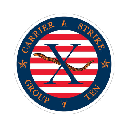 CSG 10 (U.S. Navy) STICKER Vinyl Die-Cut Decal-3 Inch-The Sticker Space