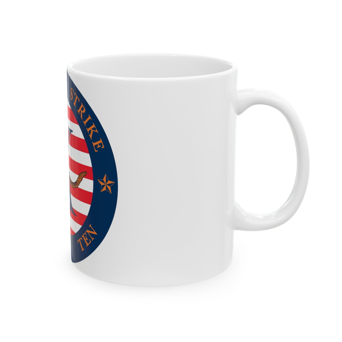 CSG 10 (U.S. Navy) White Coffee Mug-The Sticker Space