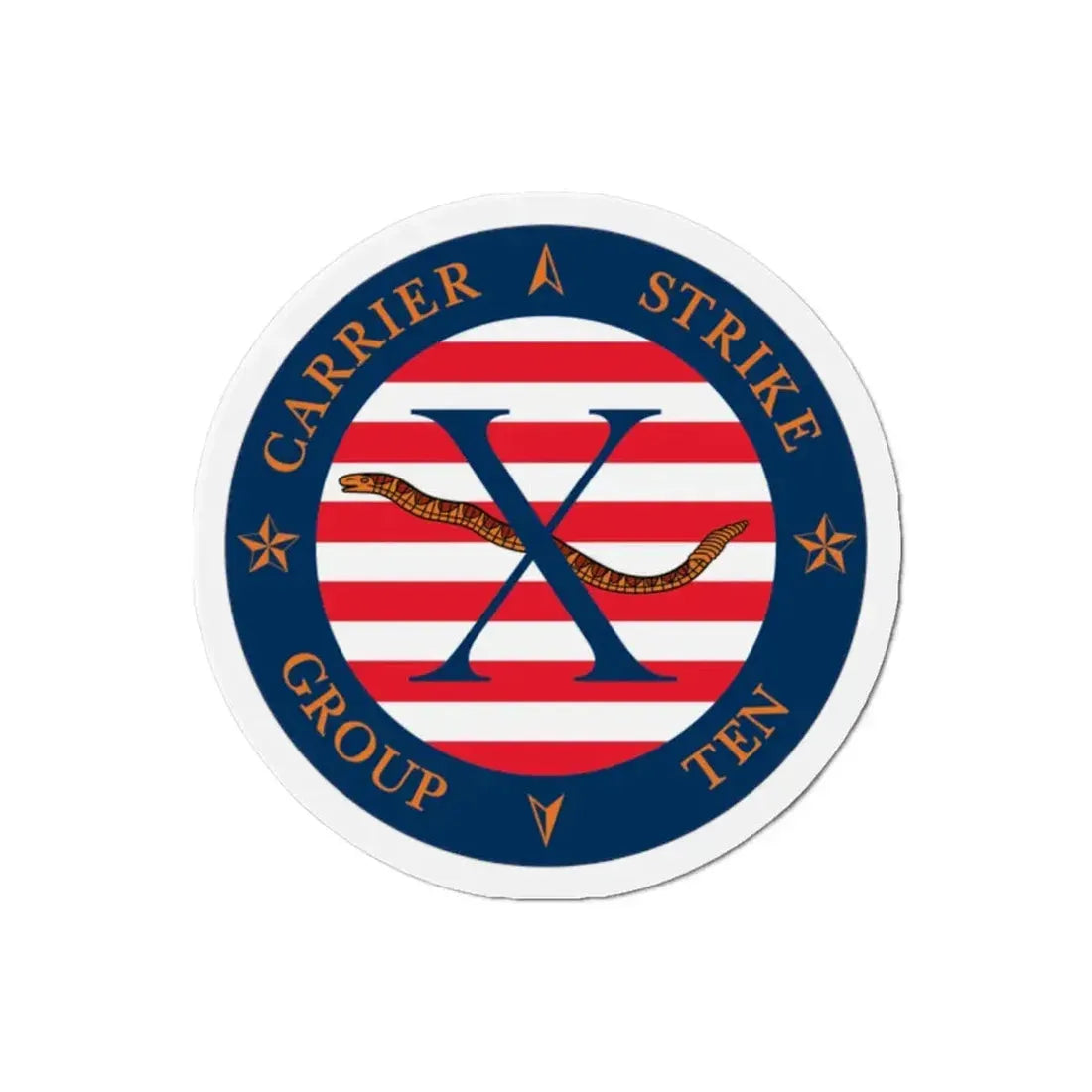 CSG 10 (U.S. Navy) Refrigerator Magnet 2 Inch - The Sticker Space