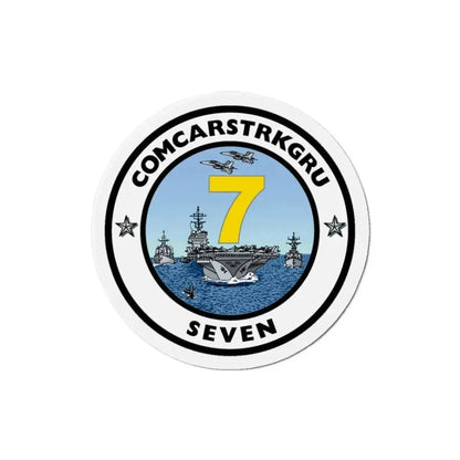 CSG 7 Carrier Strike Group Seven COMCARSTRKGRU SEVEN (U.S. Navy) Refrigerator Magnet - The Sticker Space