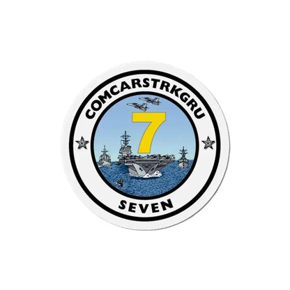 CSG 7 Carrier Strike Group Seven COMCARSTRKGRU SEVEN (U.S. Navy) Refrigerator Magnet - The Sticker Space