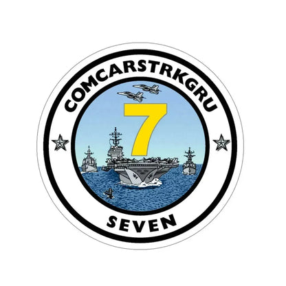 CSG 7 Carrier Strike Group Seven COMCARSTRKGRU SEVEN (U.S. Navy) STICKER Vinyl Die-Cut Decal - The Sticker Space