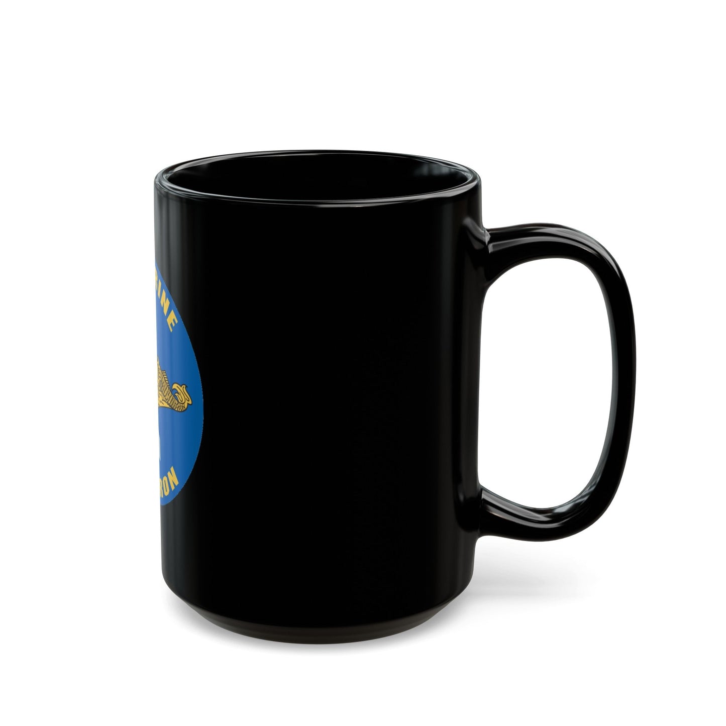 CSS 1 Gold Commander Submarine Squadron 1 (U.S. Navy) Black Coffee Mug-The Sticker Space