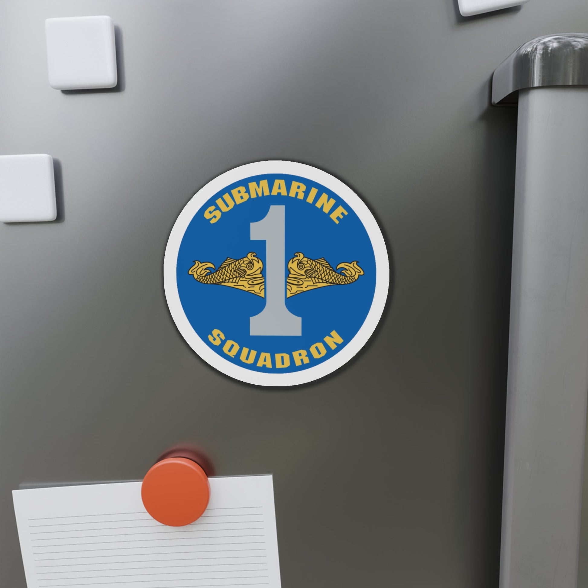 CSS 1 Gold Commander Submarine Squadron 1 (U.S. Navy) Die-Cut Magnet-The Sticker Space